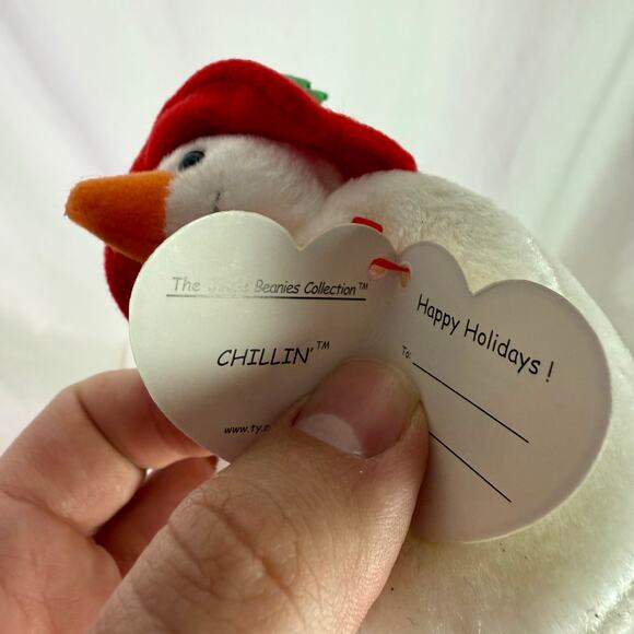 Lot 4 Christmas Decor Santa Clause Ty Snowman Chillin Mouse Plush Tree Candle - Picture 7 of 8